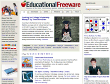 Tablet Screenshot of educational-freeware.com